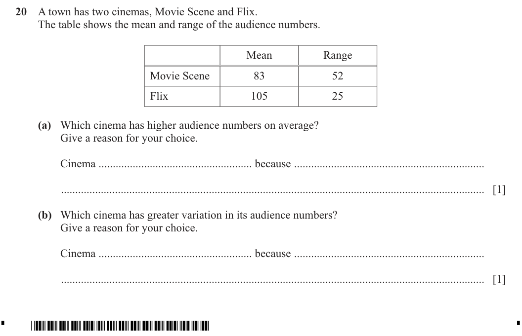 Question 20