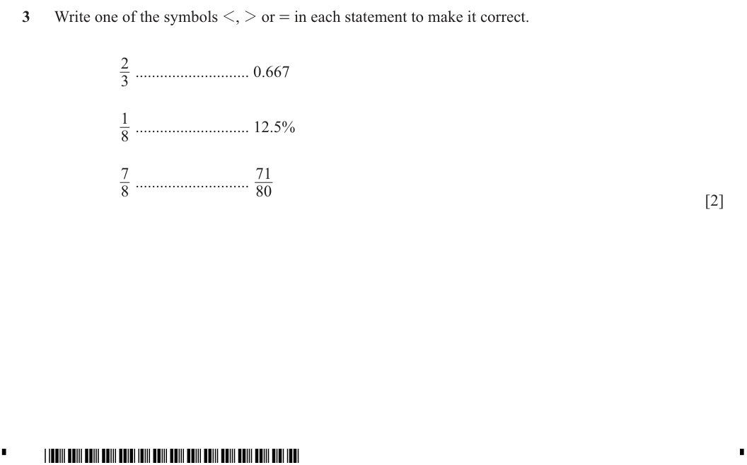 Question 3