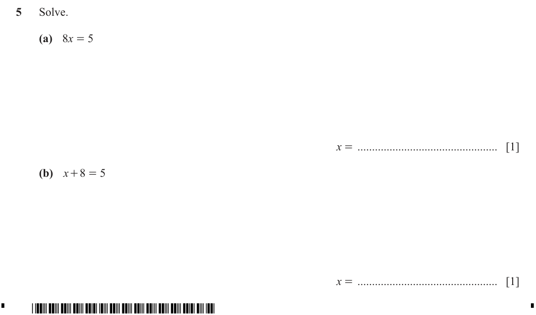 Question 5