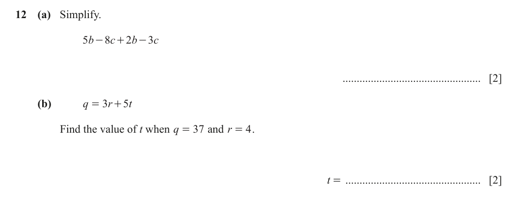Question 12