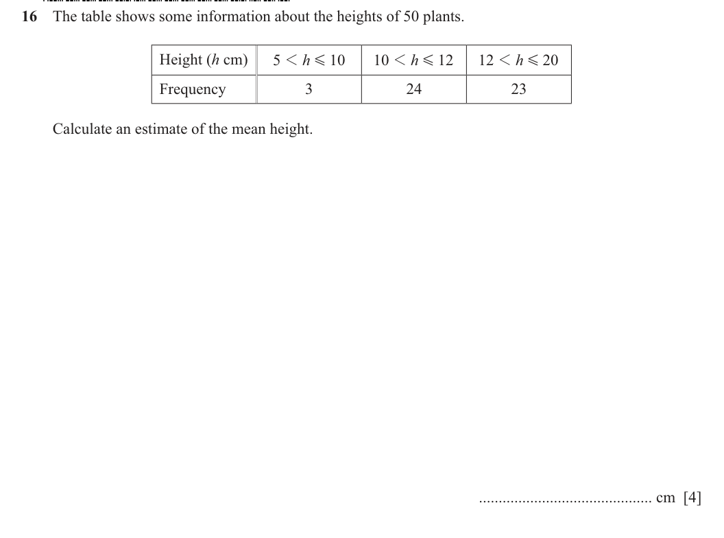 Question 16