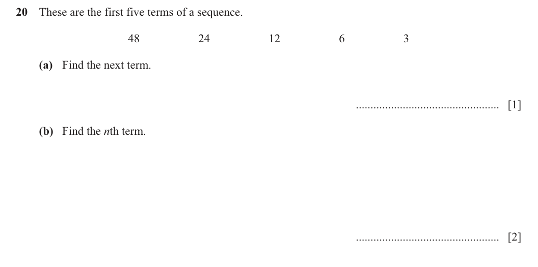 Question 20