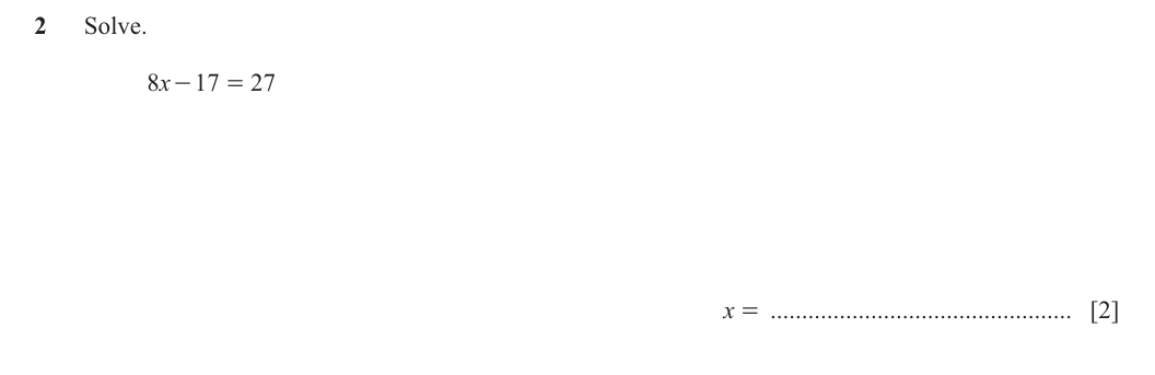 Question 2