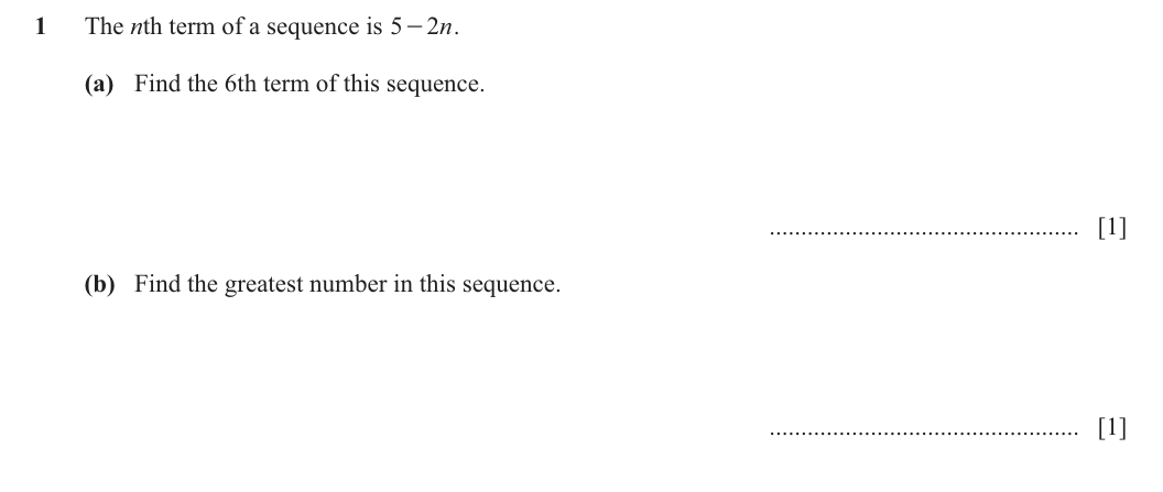 Question 1