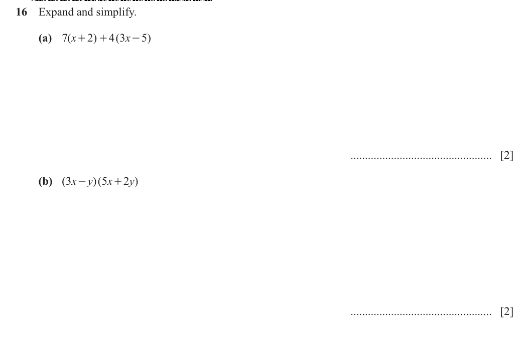 Question 16
